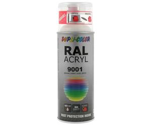 PEINTURE ACRYL RAL9001 BRILLANT 400ML DUPLI COLOR
