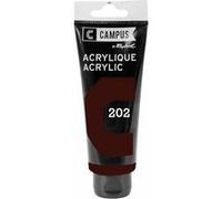 Peinture acrylique 100 ml - Marron terre d'ombre brûlée n°202 Noir