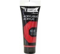 Peinture acrylique 100 ml - Rouge de Cadmium foncé n°618 Rouge G