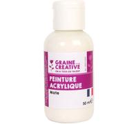 PEINTURE ACRYLIQUE 50ML BLANC