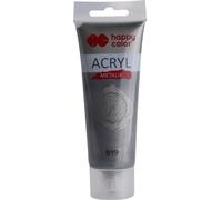 Peinture acrylique 75ml noir argent HAPPY COLOR