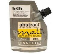 Peinture Acrylique Abstract Matt - Jaune Cadmium Citron - Sachet 60ml - Sennelier