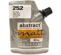 Peinture acrylique Abstract matt - Ocre jaune - Sachet 60ml - Sennelier
