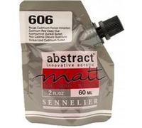 Sennelier Couleur acrylique mat série Abstract Matt 60 ml 606 rouge de CADMIO foncé IMIT.
