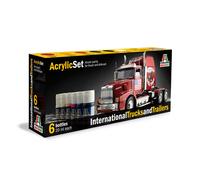 Italeri 510000435 - Acrylique Set International Trucks and Bande-Annonce