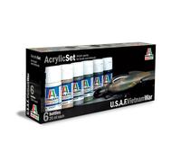Peinture Acrylique - Acrylic Colors Paint Set U. S. A.F.Vietnam War Italeri