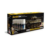 Peinture Acrylique - Acrylic Colors Paint Set WWII Military German Army