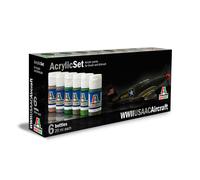 Peinture Acrylique - Acrylic Colors Paint Set WWII Usaac Avion Italeri