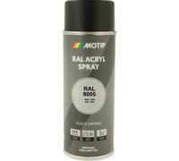 Peint acryliq séch rapide Noir prof MAT RAL9005