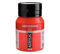 Peinture Acrylique - Rouge naphtol foncé - 399 - Amsterdam - Pot de 500ml