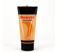 Peinture acrylique - AMT - Fevicryl - Jaune Ocre - 200ml - Couleurs lumineuses et permanentes