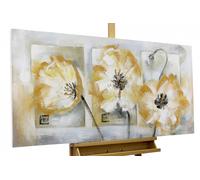 Peinture acrylique 'BEBES FLEURS' | Oeuvre peinte a la main | 120x60cm