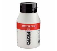 Peinture acrylique - Blanc de titane - 105 - Amsterdam Acrylic - Bidon 1L