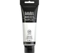 Peinture acrylique - Blanc de Titane - 432 - Liquitex Basics acrylic - Tube 118ml Blanc