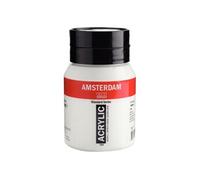 Peinture Acrylique - Blanc de zinc - 104 - Amsterdam - Pot de 500ml Blanc