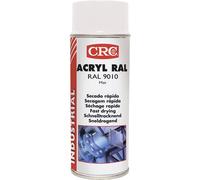 Peinture acrylique blanc mat 400 ml CRC RAL 9010