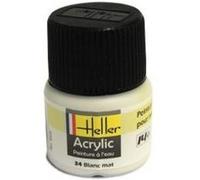 Peinture Acrylique Blanc Mat 9034 Heller multicolore G
