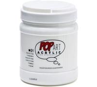 Peinture acrylique - Blanc primaire - Mate-satinée - Pot 700ml - Pébéo Pop Art Blanc