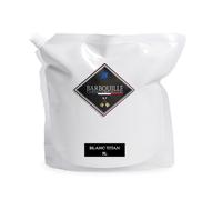 Peinture Acrylique Blanc Titanium - Aspect Satin - Peinture Mur, Plafond, Boiserie & Balcon - Lessivable - Séchage En 30 min - COV A+ - Fabriquée En France - 5 L - BARBOUILLE