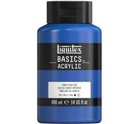 Liquitex Peinture acrylique Basics – monopigmentée, satinée, 400 ml – Bleu De Cobalt Imitation