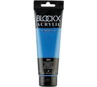 Blockx 60204BXC Acrylique Fine Opaque et Satinée - Bleu de sèvres PW 6/PB 15:3 - 120ml