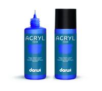 Peinture Acrylique - Bleu Outremer - Tous Supports - Opaque - Indélébile - Darwi - 80ml
