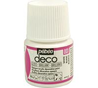 Peinture acrylique brillante et opaque - blanc - 45 ml