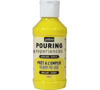 Peinture acrylique brillante pour empâtement - jaune - 118 ml