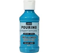 Peinture acrylique brillante pour empâtement - turquoise - 118 ml