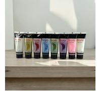 Peinture acrylique - Couleurs pailletées - 8 tubes de 22ml - Set d'initiation - AMT