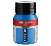 Peinture Acrylique - Cyan primaire - 572 - Amsterdam - Pot de 500ml