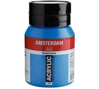 Peinture Acrylique - Cyan primaire - 572 - Amsterdam - Pot de 500ml