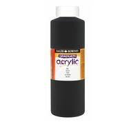 Daler-Rowney Graduate Peinture acrylique Noir 1 litre