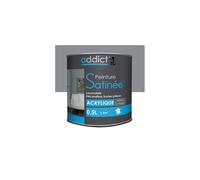 Peinture acrylique de décoration Satinée 0,5 L - Béton - ADD111916 - Addict