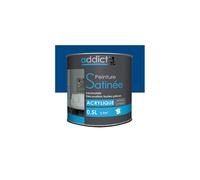 Peinture acrylique de décoration Satinée 0,5 L - Marine - ADD111899 - Addict