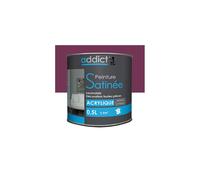 Peinture acrylique de décoration Satinée 0,5 L - Pivoine - ADD112156 - Addict