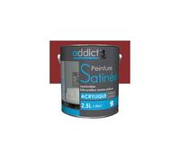 Peinture acrylique de décoration Satinée 2,5 L - Tomette - ADD112155 - Addict