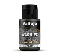 Peinture acrylique de maquette Vallejo 35 ml gris foncé