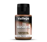Peinture acrylique de maquette Vallejo 35 ml marron