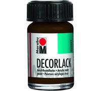 Peinture Acrylique ""Decorlack"", Marron Foncé, 15 Ml