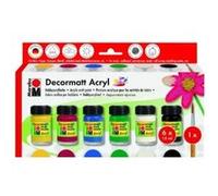 Marabu Peinture acrylique Decormatt Kit de démarrage 140100087 G
