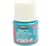 Peinture acrylique d'extérieur multi-surfaces - Turquoise - 45 ml Bleu G