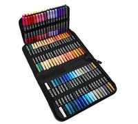 Peinture acrylique - Double pointe - Lot de 72 marqueurs de couleur avec débit d'encre vif et pointes larges de précision pour livre, pierre, toile et tissu, bois, métal, verre, céramique, rock, salle