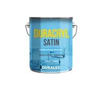 Peinture acrylique Duracryl Satin DX 61 blanc impérial 15L - DURALEX - 111100207