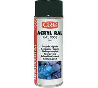 Peinture acrylique noir mat 400 ml CRC RAL 9005