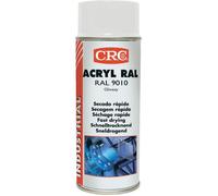 Peinture acrylique blanc brillant 400 ml CRC RAL 9010