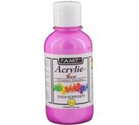 Peinture Acrylique en bouteille fushia nacré 200ml - Amt G