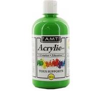 Peinture Acrylique en bouteille vert 500ml - Amt G