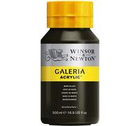 Peinture Acrylique en pot noir ivoire 500ml - Winsor & Newton