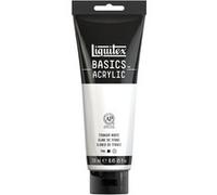 Peinture Acrylique en tube blanc de titane 250ml - Liquitex Basics Blanc